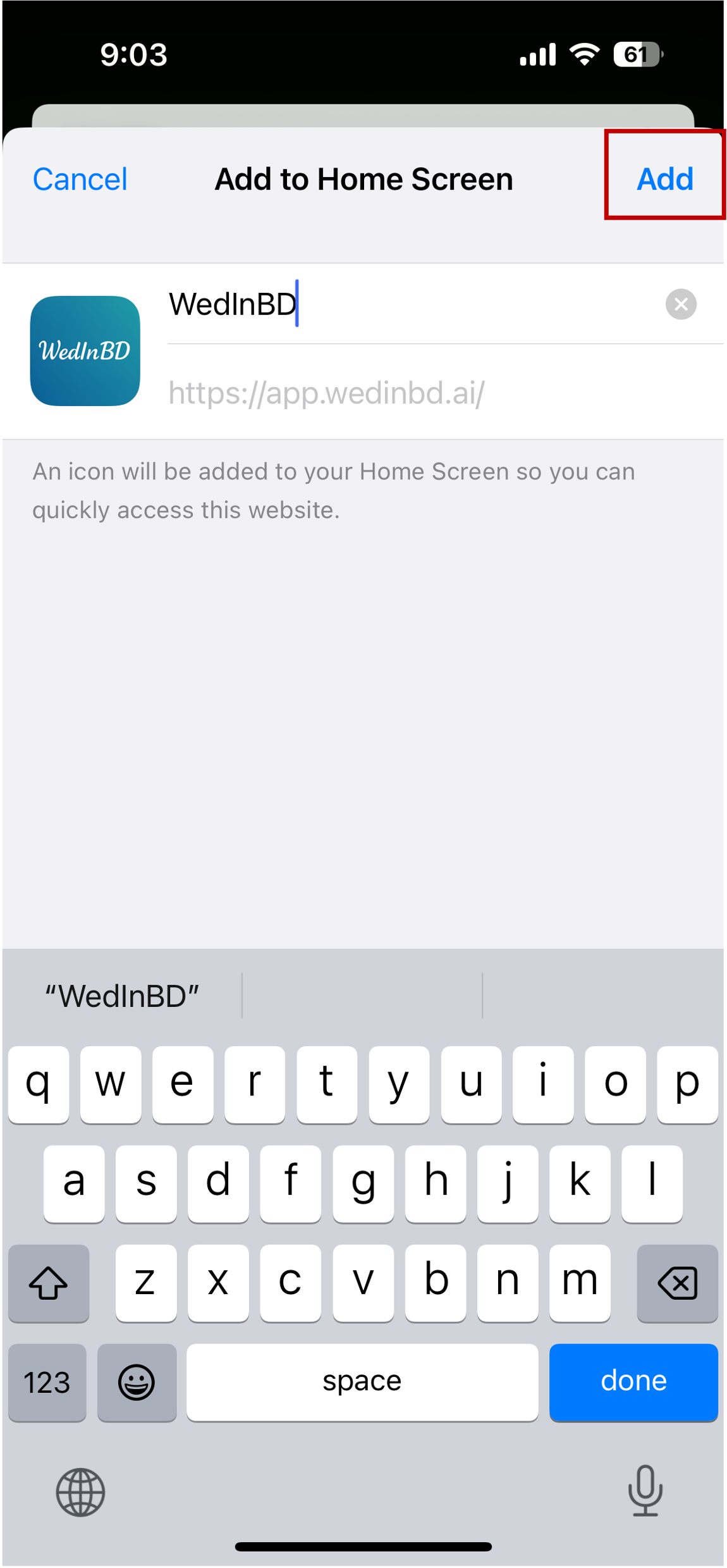 Step 3 - Confirm and Add